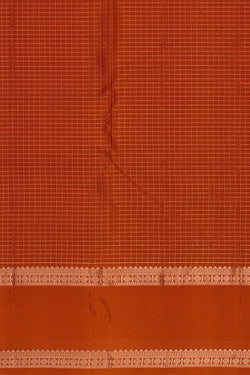 Image of South Silk Kattam Red Saree