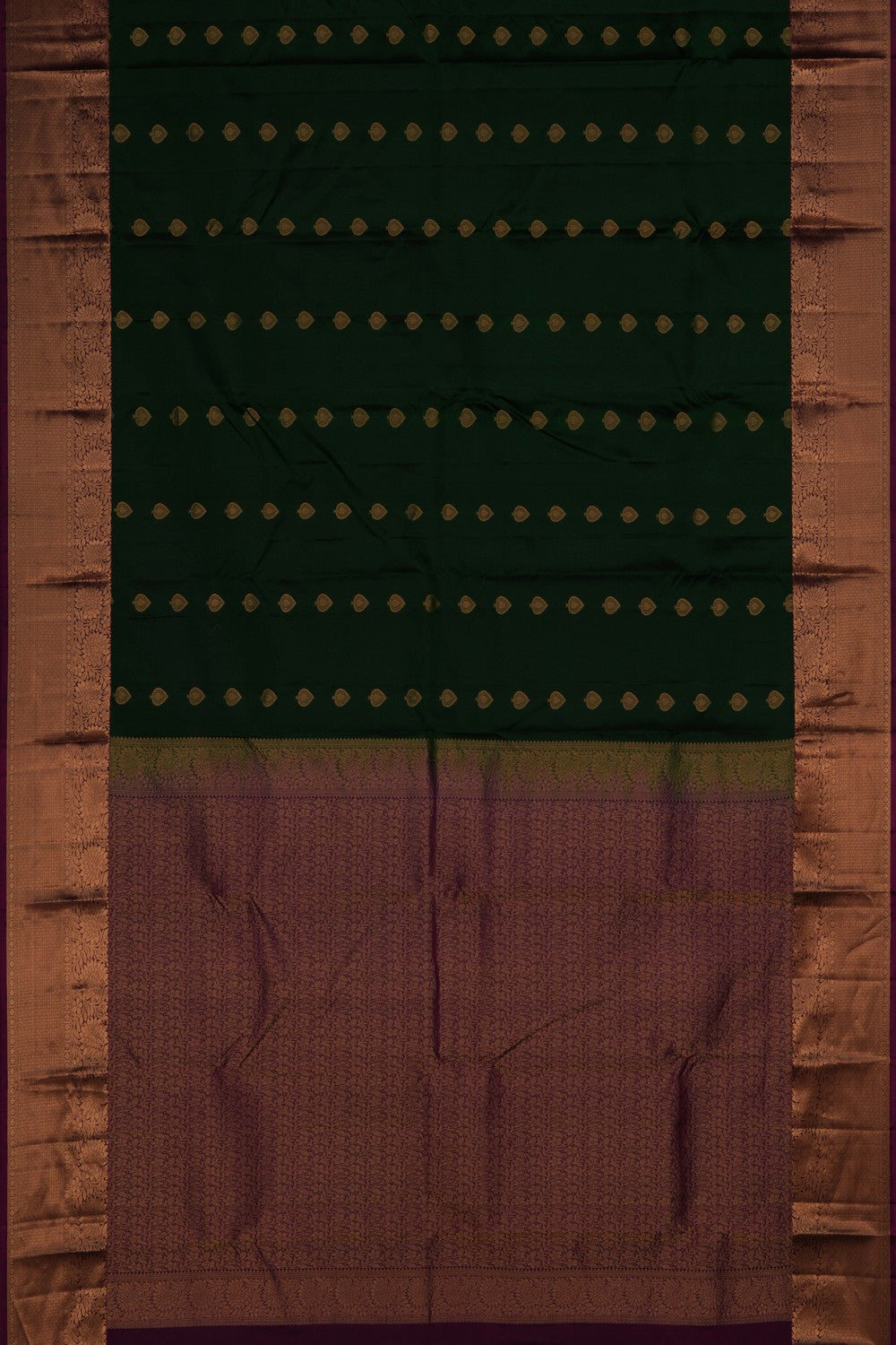 South Silk Green Saree