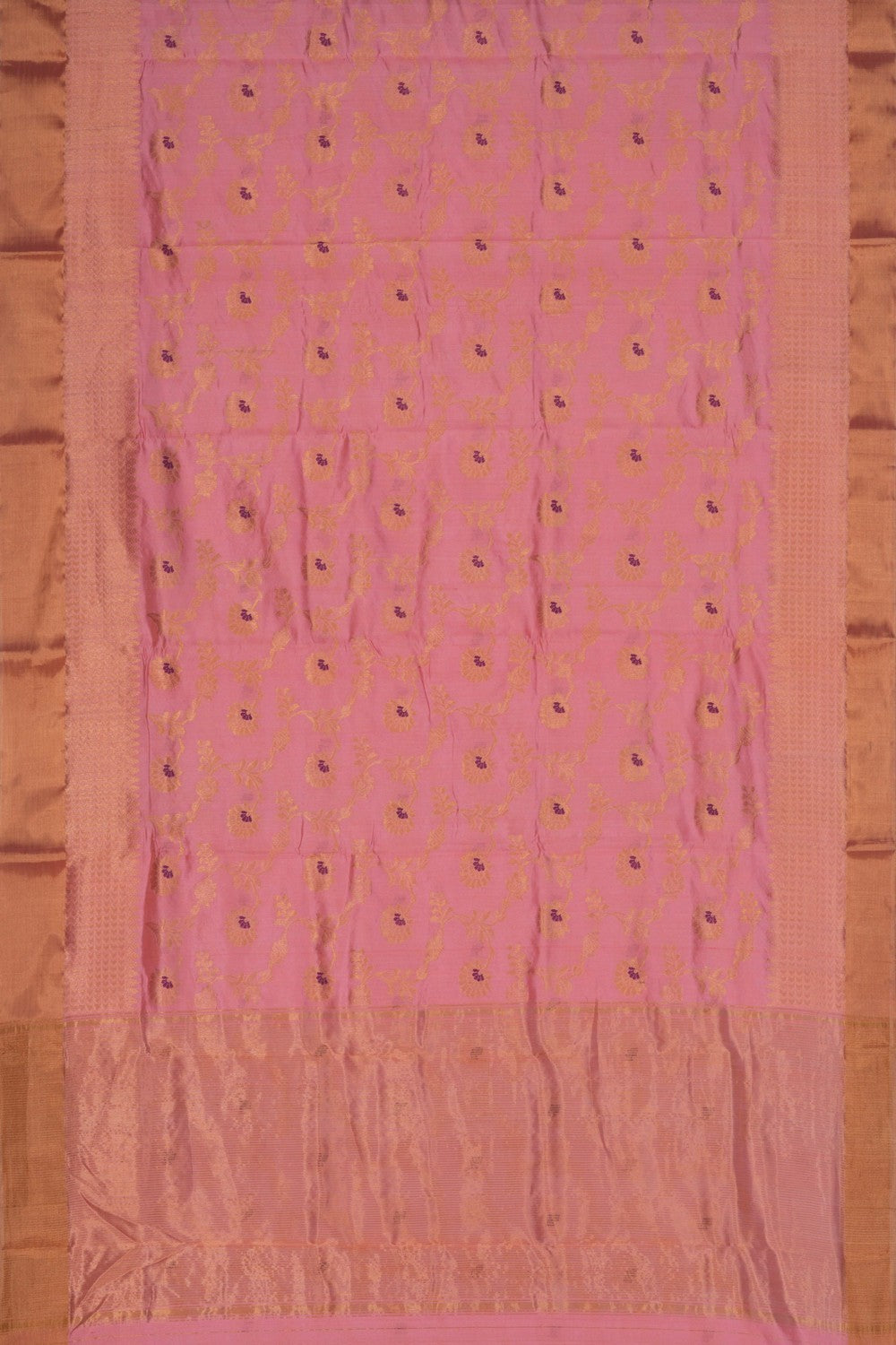 Image of Chanderi Pink Saree