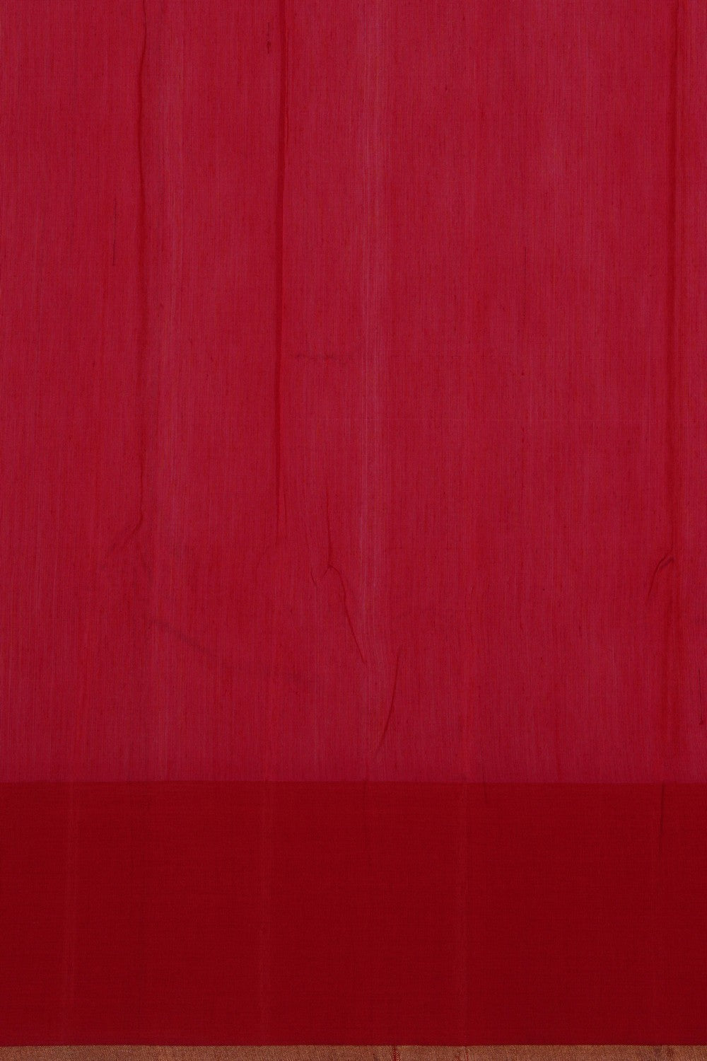 Image of Chanderi Silk Coral Orange Saree