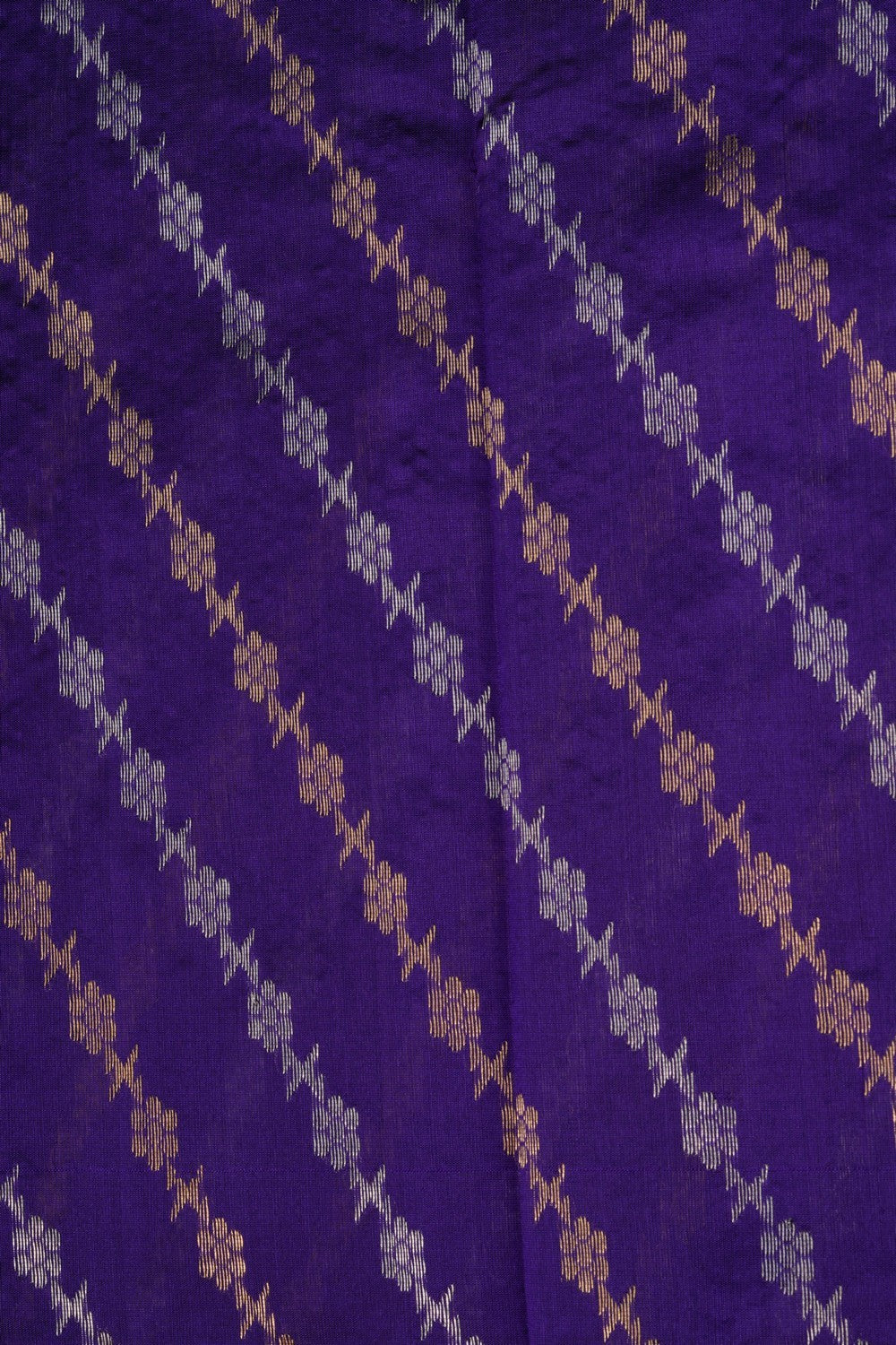 Chanderi Silk Purple Saree