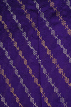 Image of Chanderi Silk Purple Saree