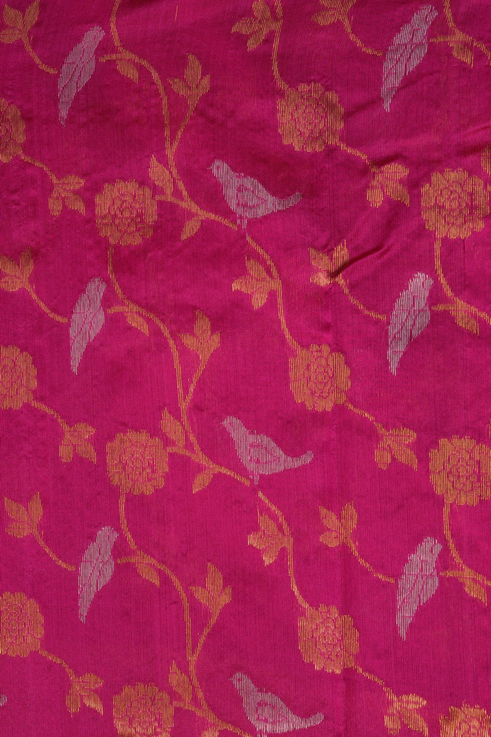 Chanderi Silk Pink Saree