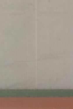 Image of Chanderi Silk White Saree