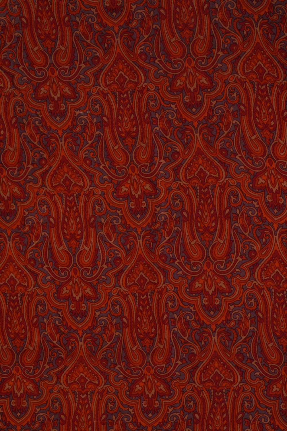 Image of Floral Printed Orange Saree