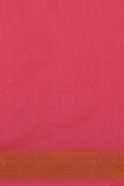 Image of Uppada Cotton Pink Saree