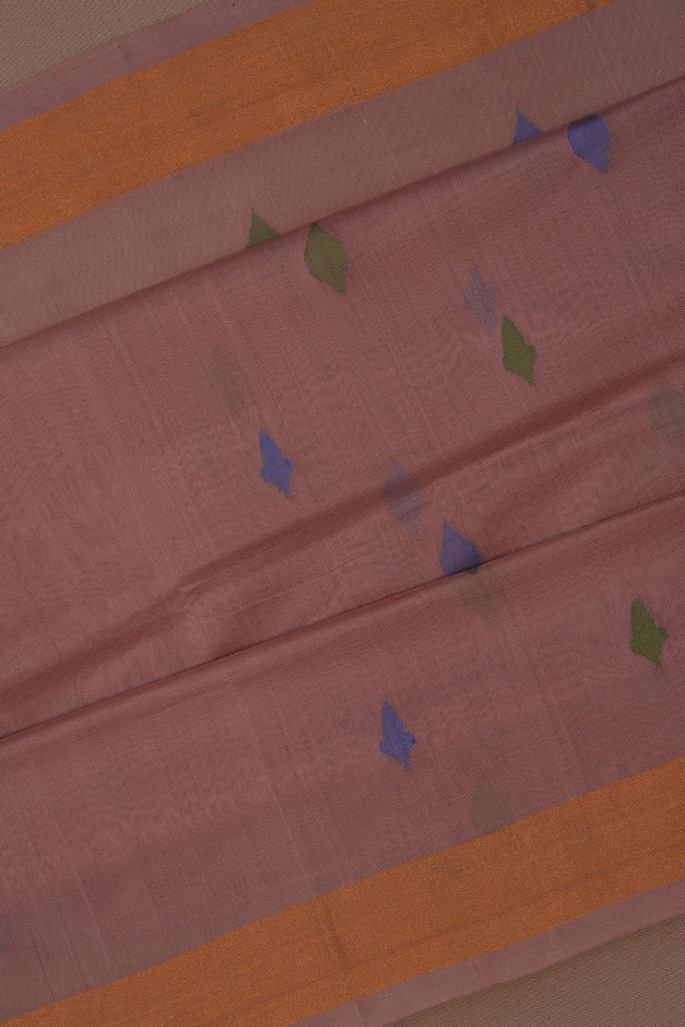 Image of Uppada Cotton Beige Saree