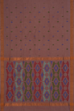 Image of Uppada Cotton Beige Saree