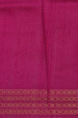Image of Dupion Silk Purple Saree
