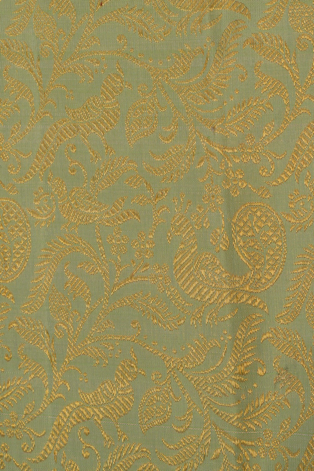 Image of Kanchipattu Brocade Sea Green Saree