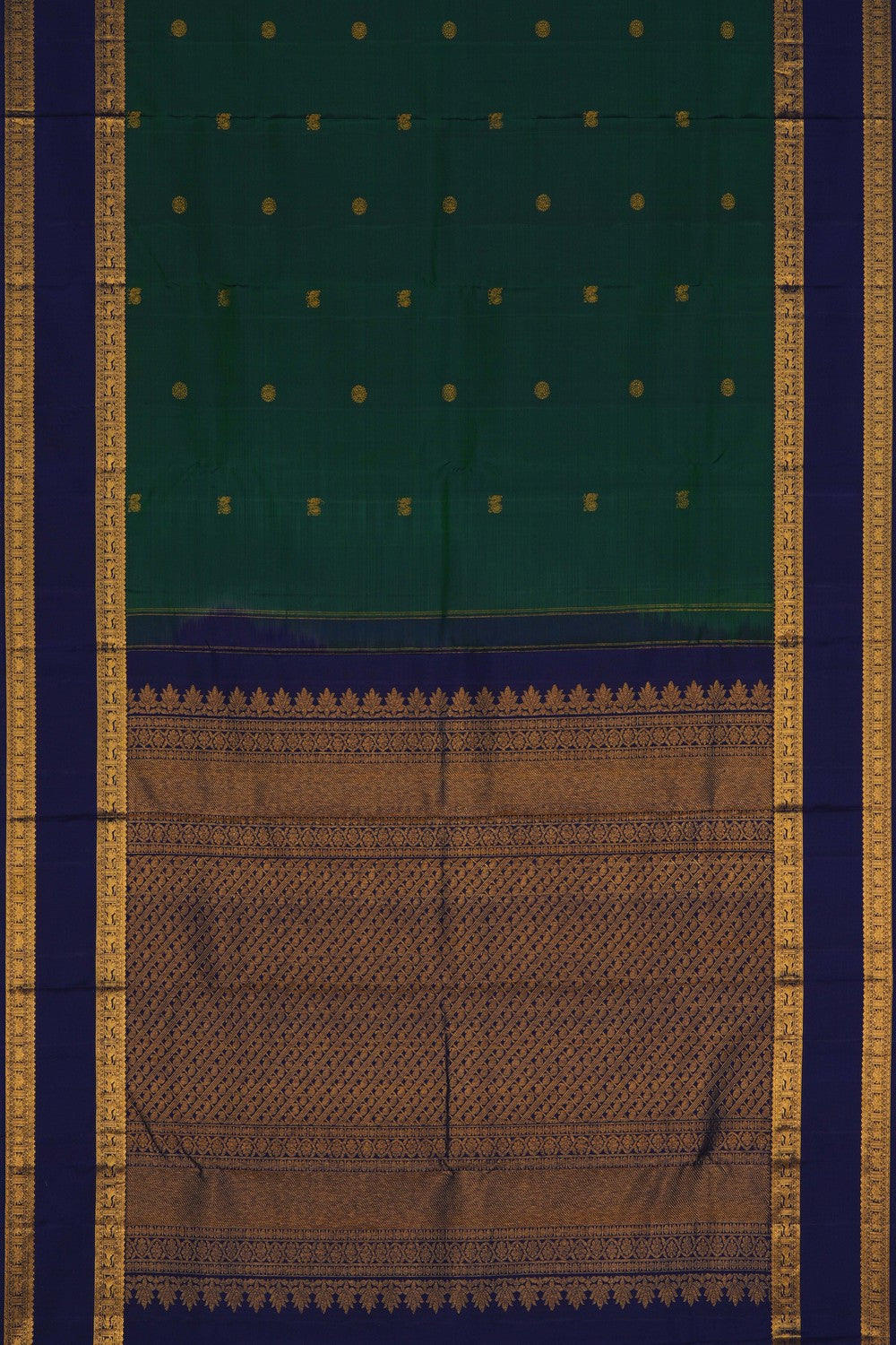 Image of Kanchipattu Green Saree