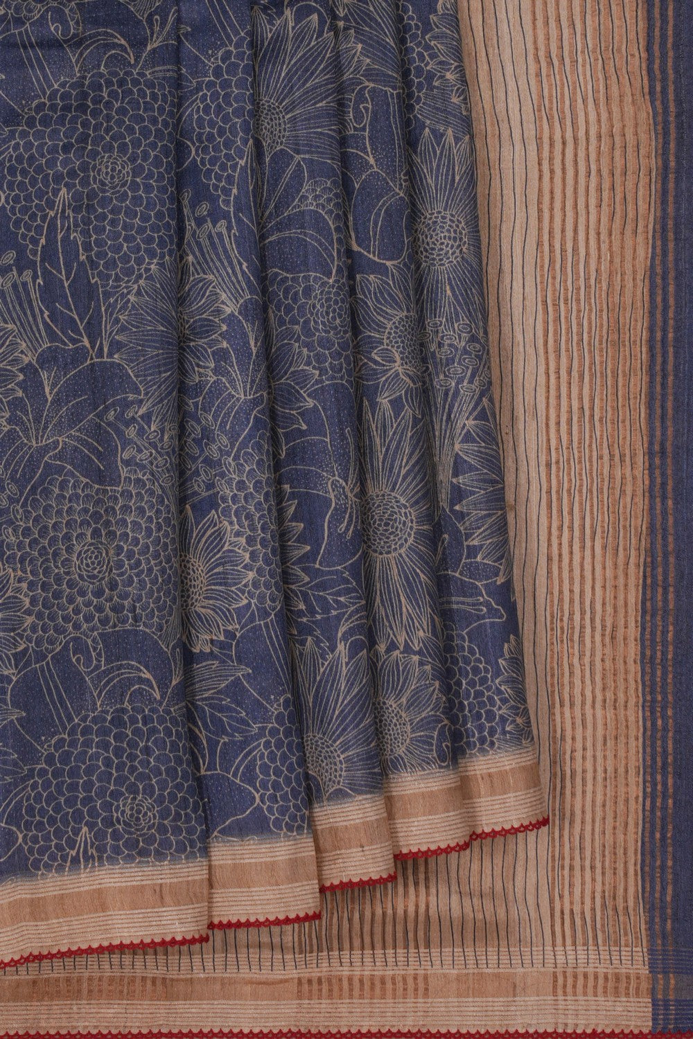 Image of Tussar Silk Exotic Floral Printed Saree