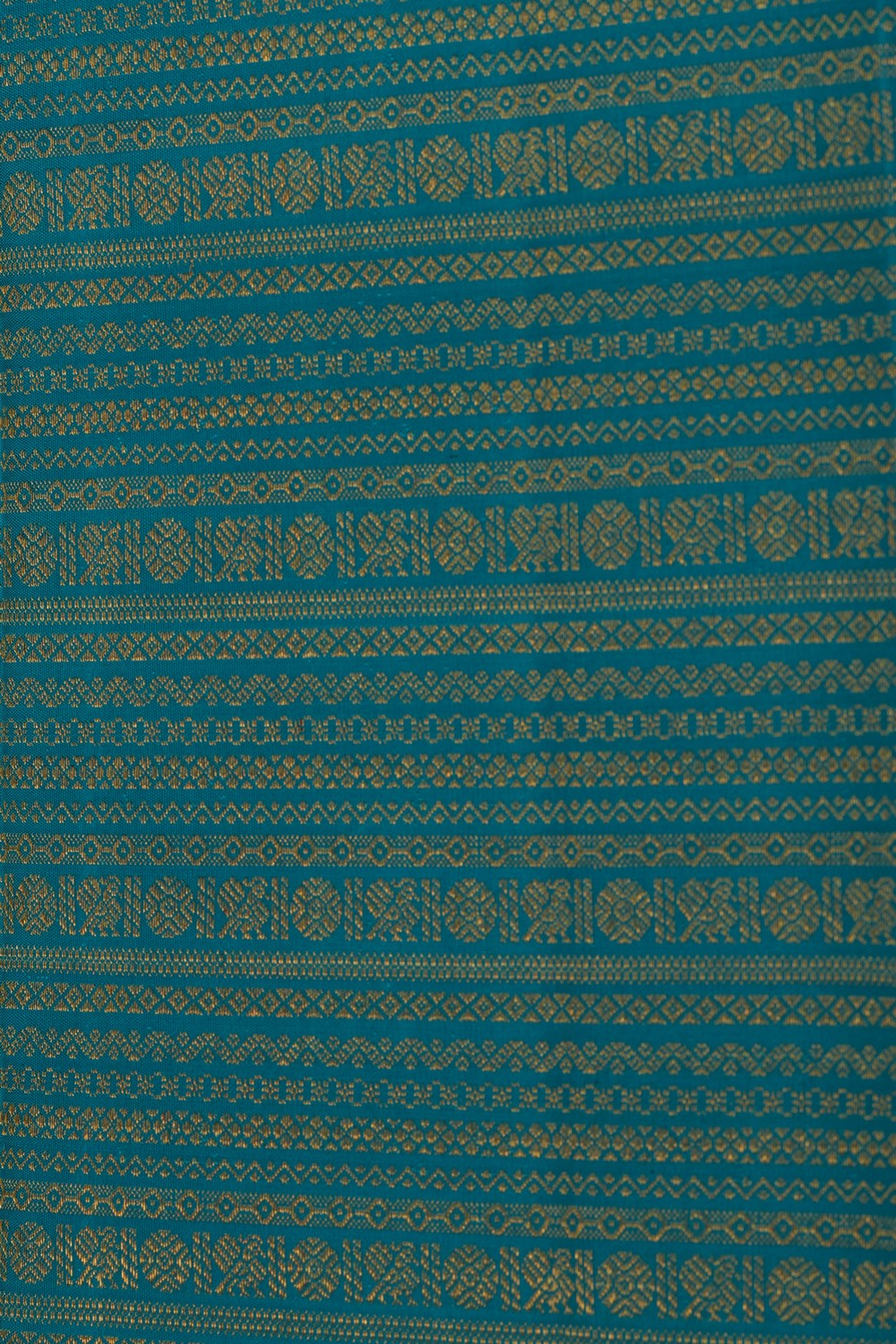 Image of Kanchipattu Brocade Sea Blue Saree