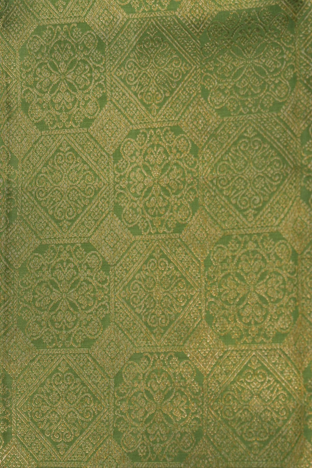 Image of Kanchipattu Brocade Sage Green Saree