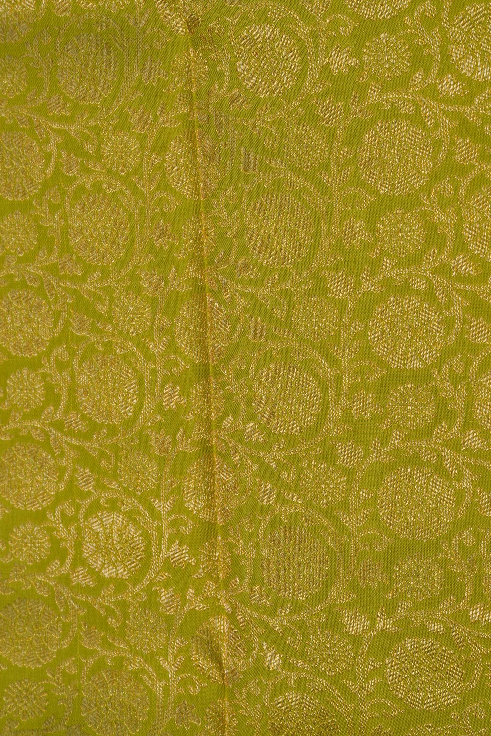 Image of Kanchipattu Brocade Spring Green Saree