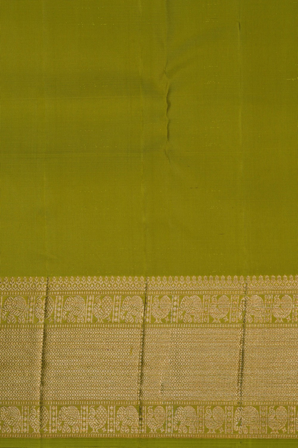 Image of Kanchipattu Brocade Spring Green Saree