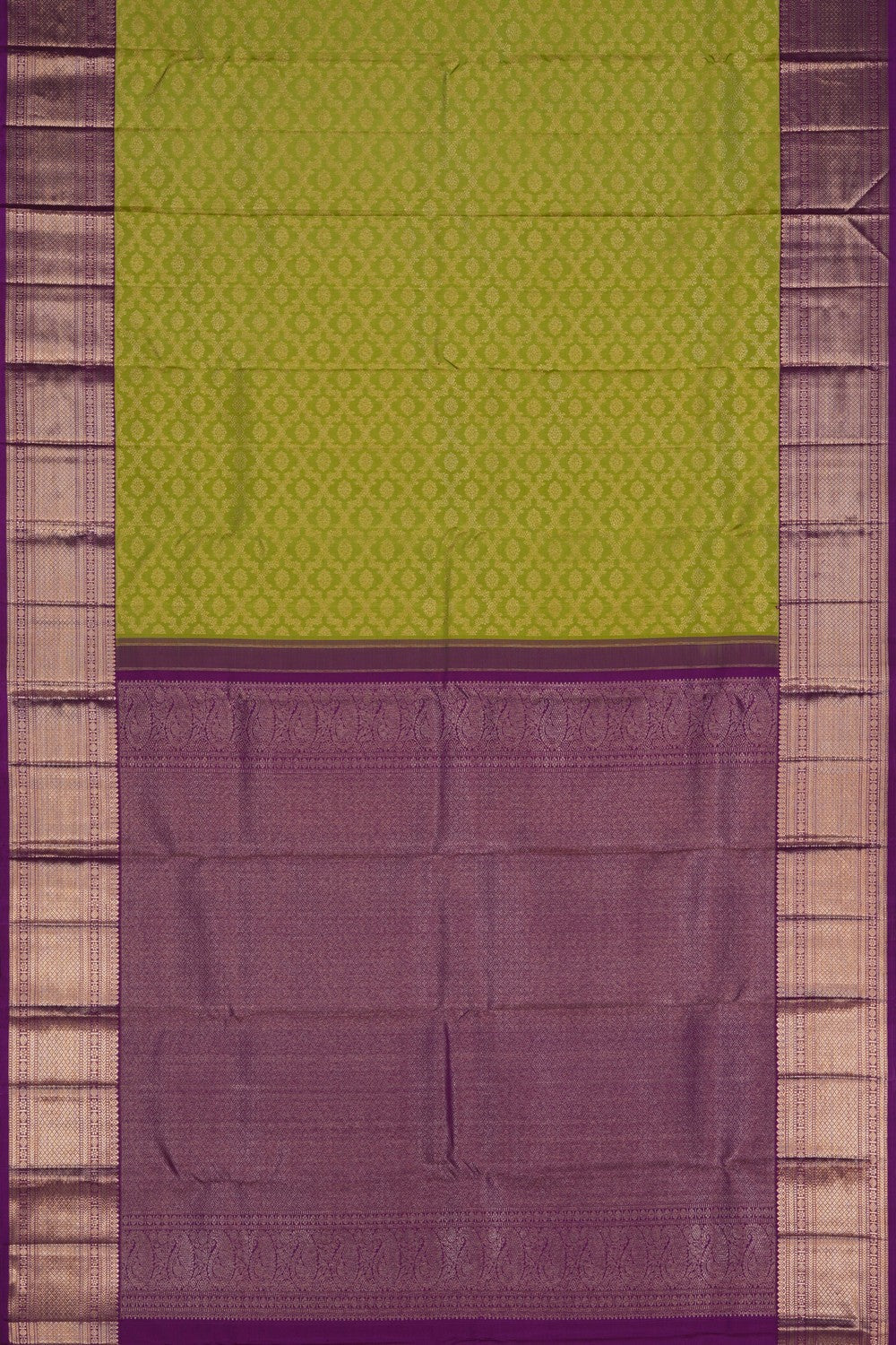 Image of Kanchipattu Brocade Sea Green Saree