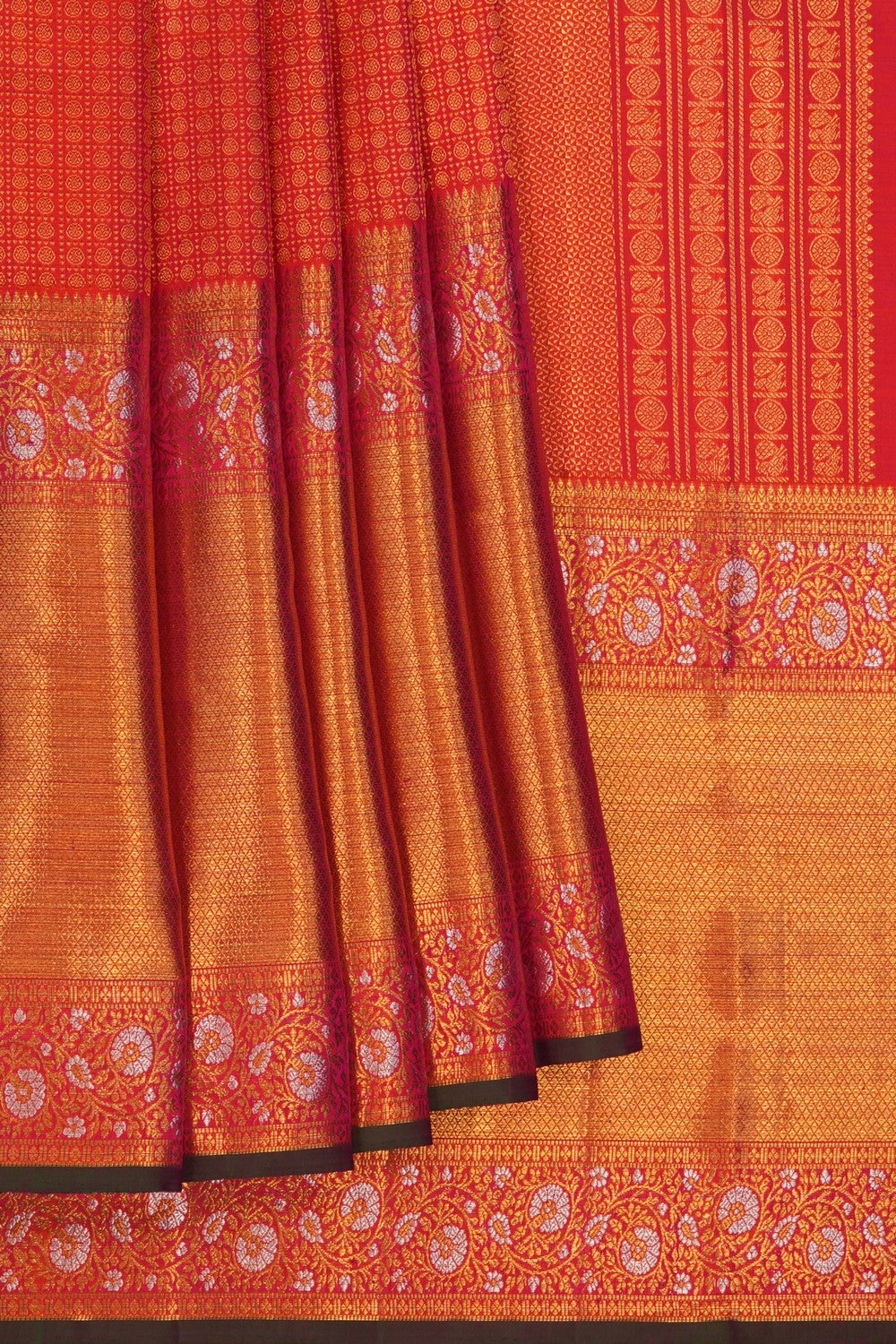 Image of Kanchipattu Brocade Red Saree