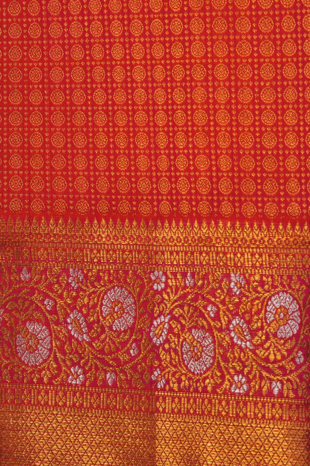 Image of Kanchipattu Brocade Red Saree