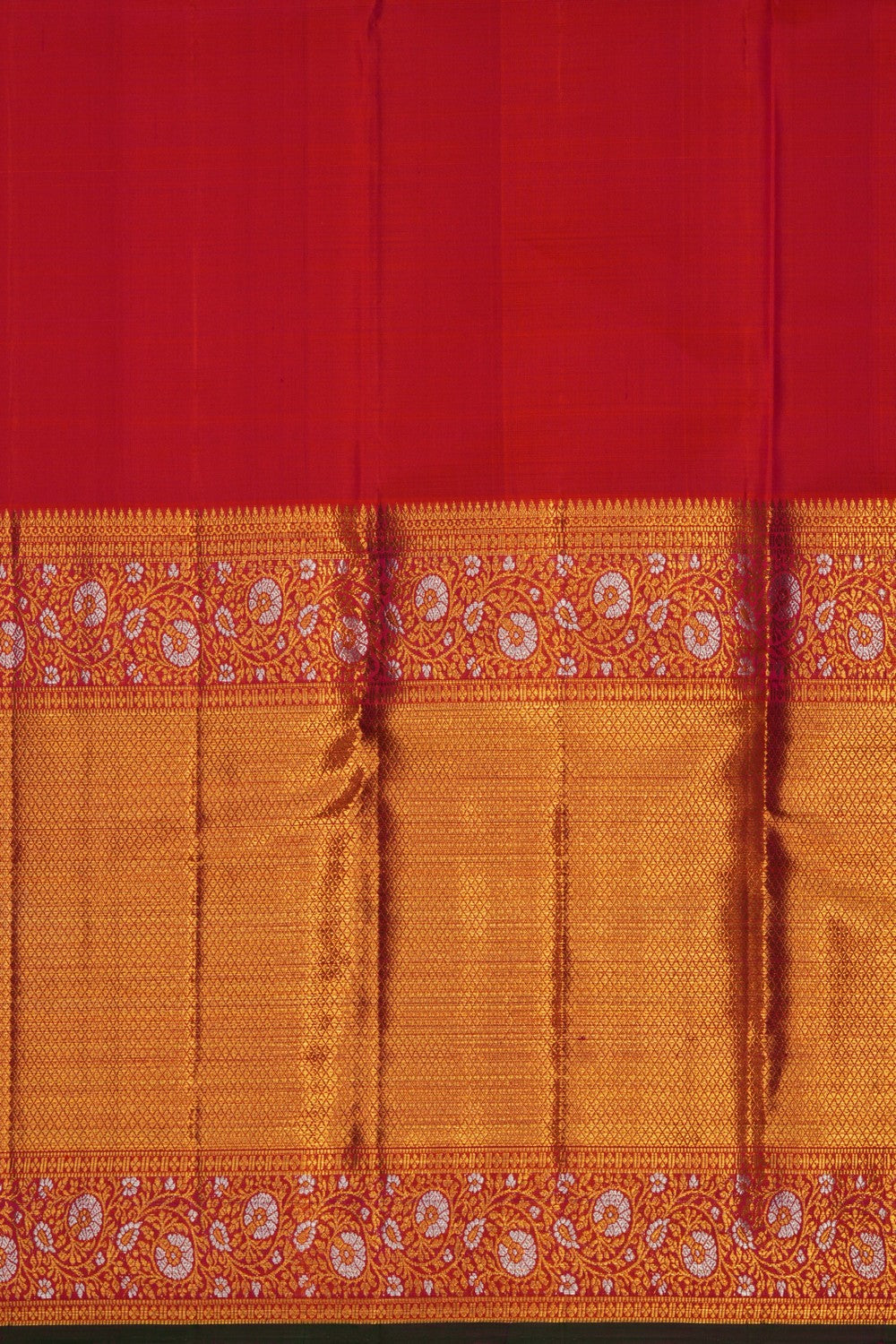 Image of Kanchipattu Brocade Red Saree