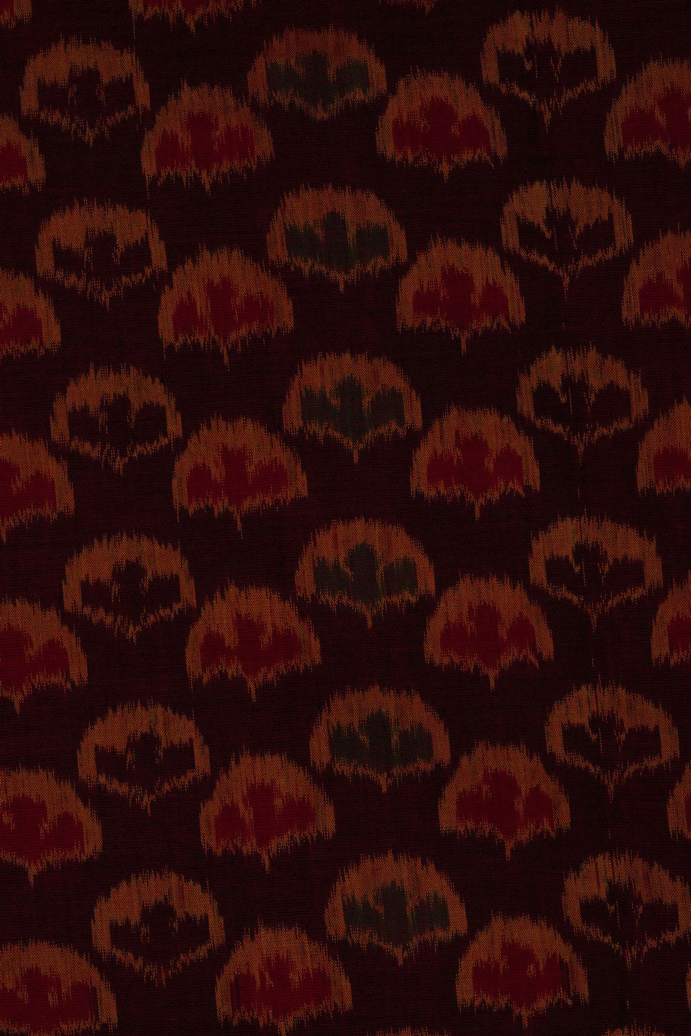 Sambalpuri Cotton Maroon Saree