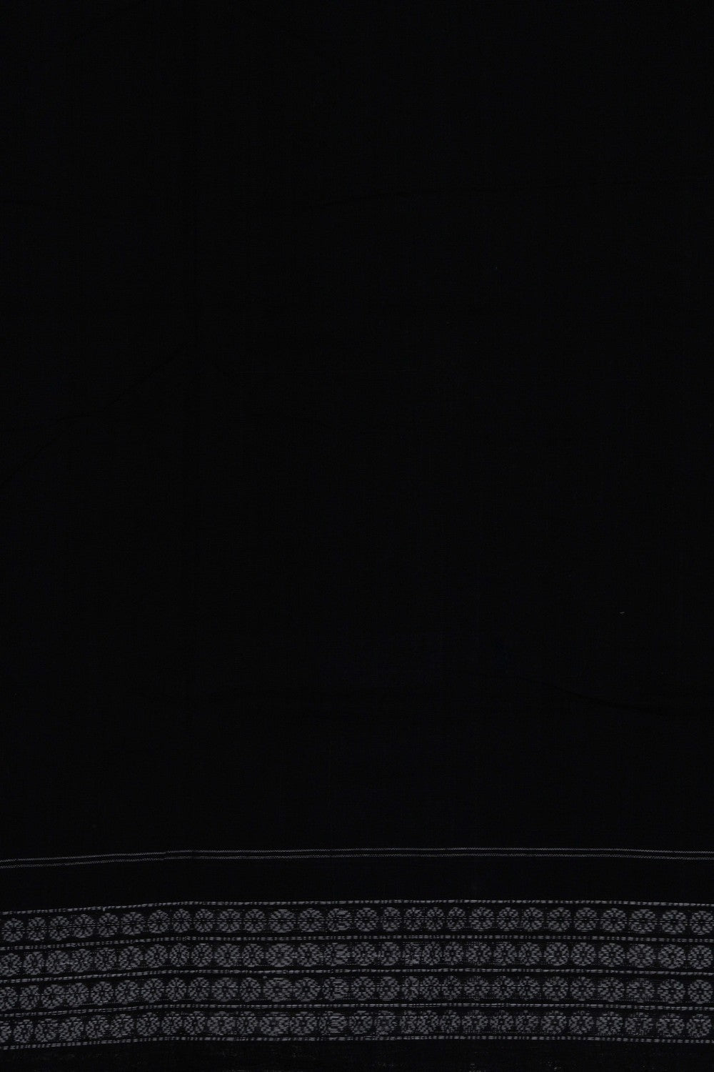 Image of Sambalpuri Cotton Blue Saree