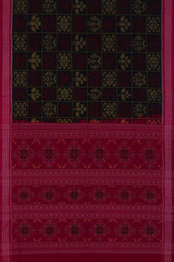 Image of Sambalpuri Cotton Violet Saree