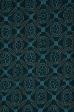 Image of Sambalpuri Cotton Teal Green Saree
