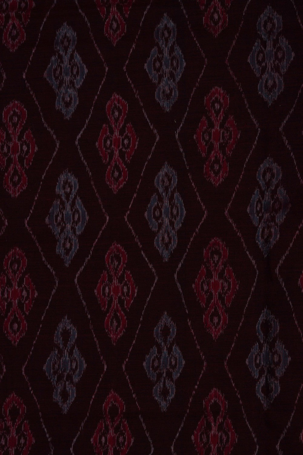 Image of Sambalpuri Cotton Maroon Saree