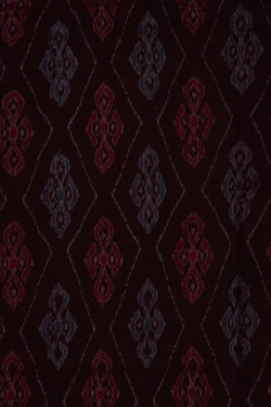 Image of Sambalpuri Cotton Maroon Saree
