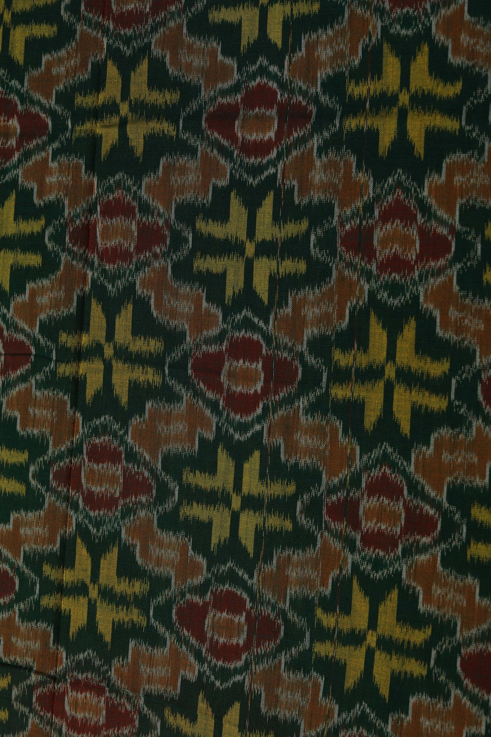 Image of Sambalpuri Cotton Green Saree