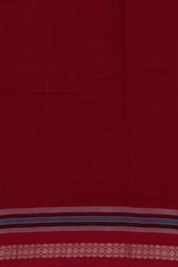 Image of Sambalpuri Cotton Navy Blue Saree
