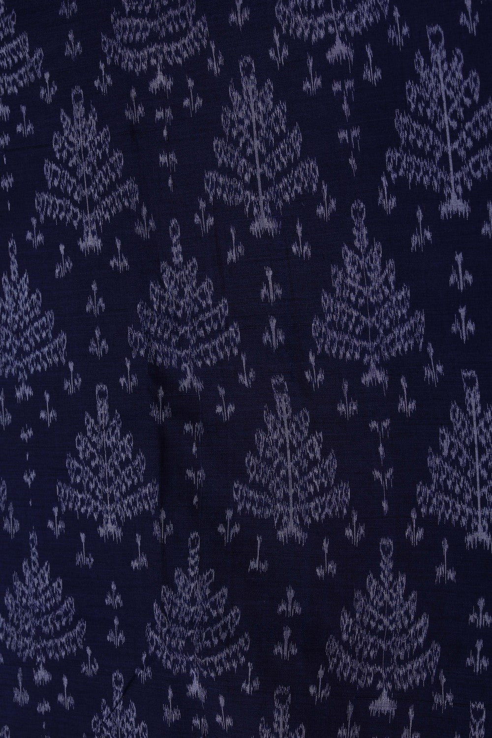 Sambalpuri Cotton Navy Blue Saree