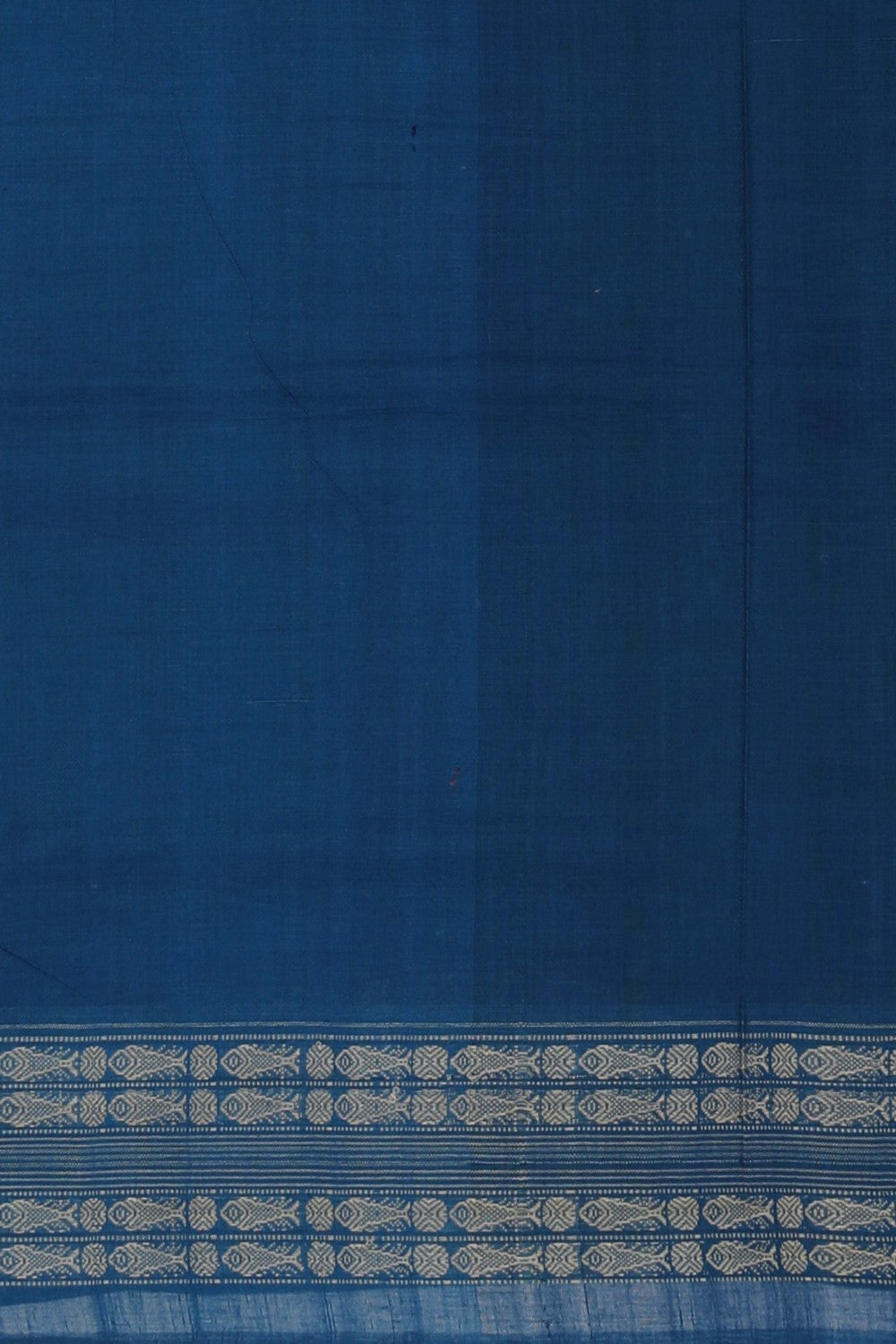 Sambalpuri Cotton Navy Blue Saree