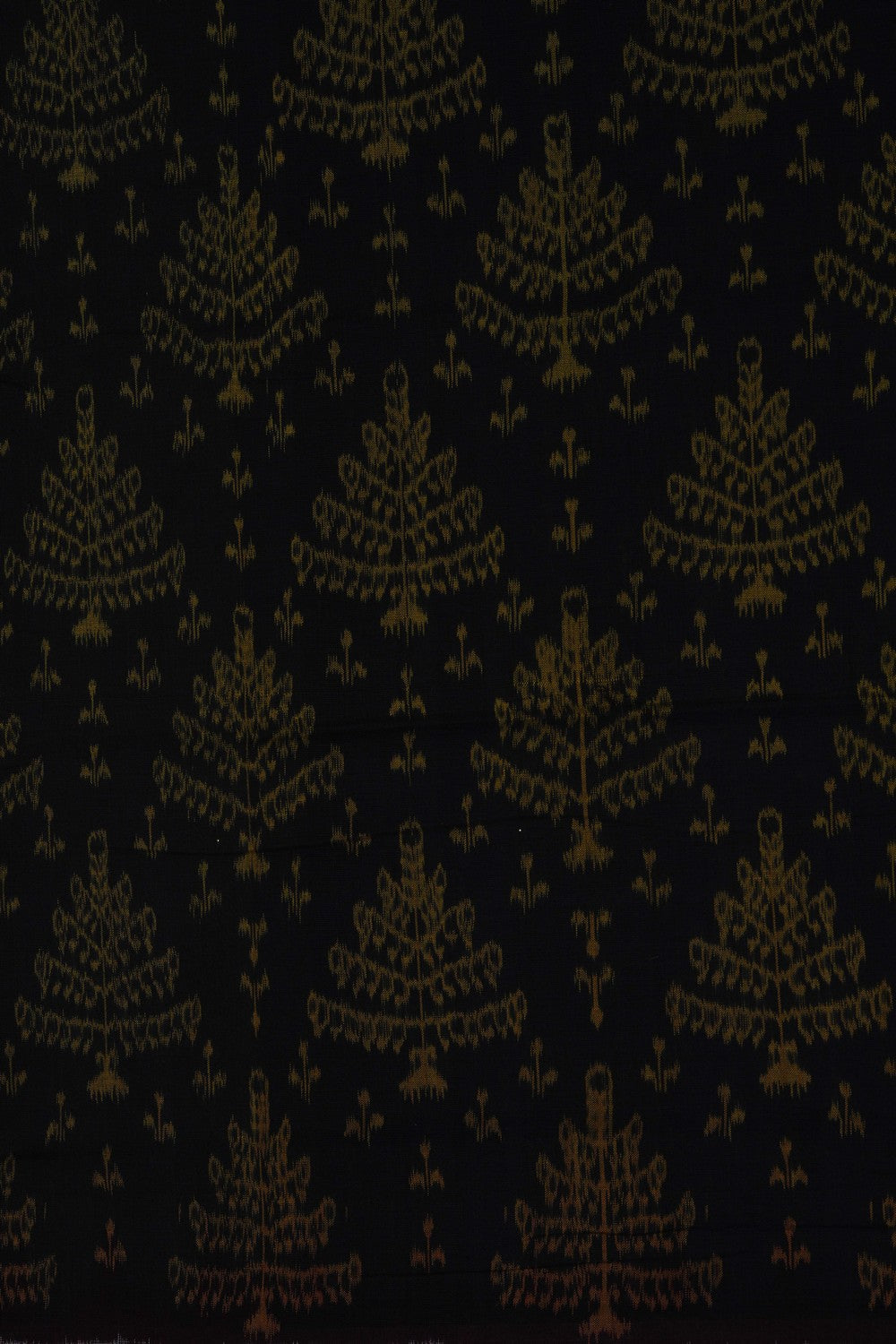 Image of Sambalpuri Cotton Black Saree