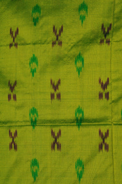 Image of Pochampally-Silk Green Saree