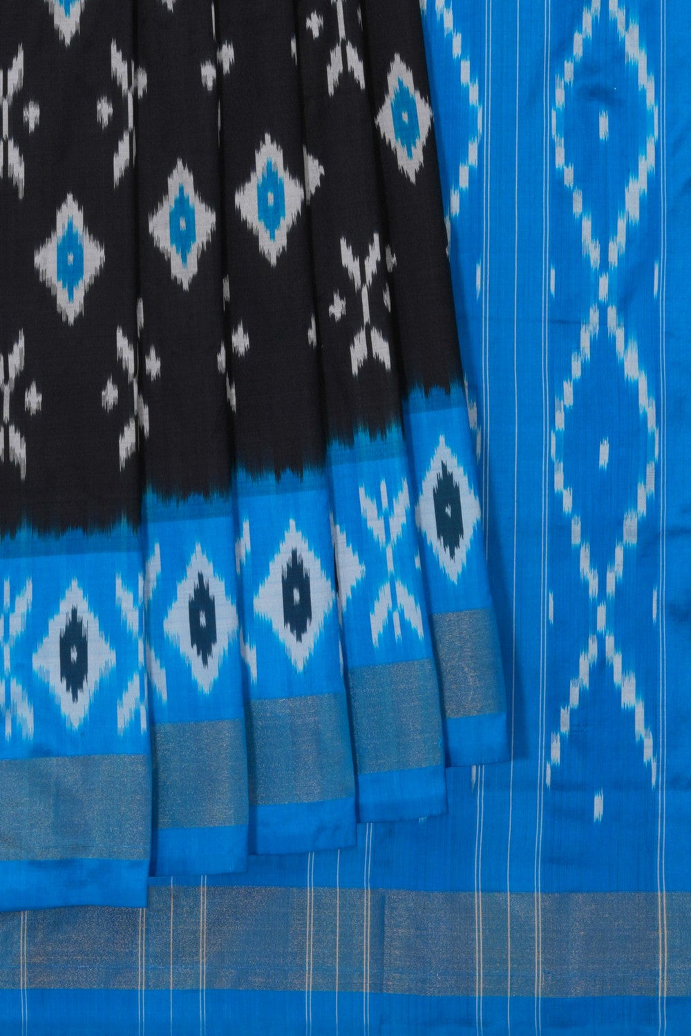 Image of Pochampally Ikat Silk Saree