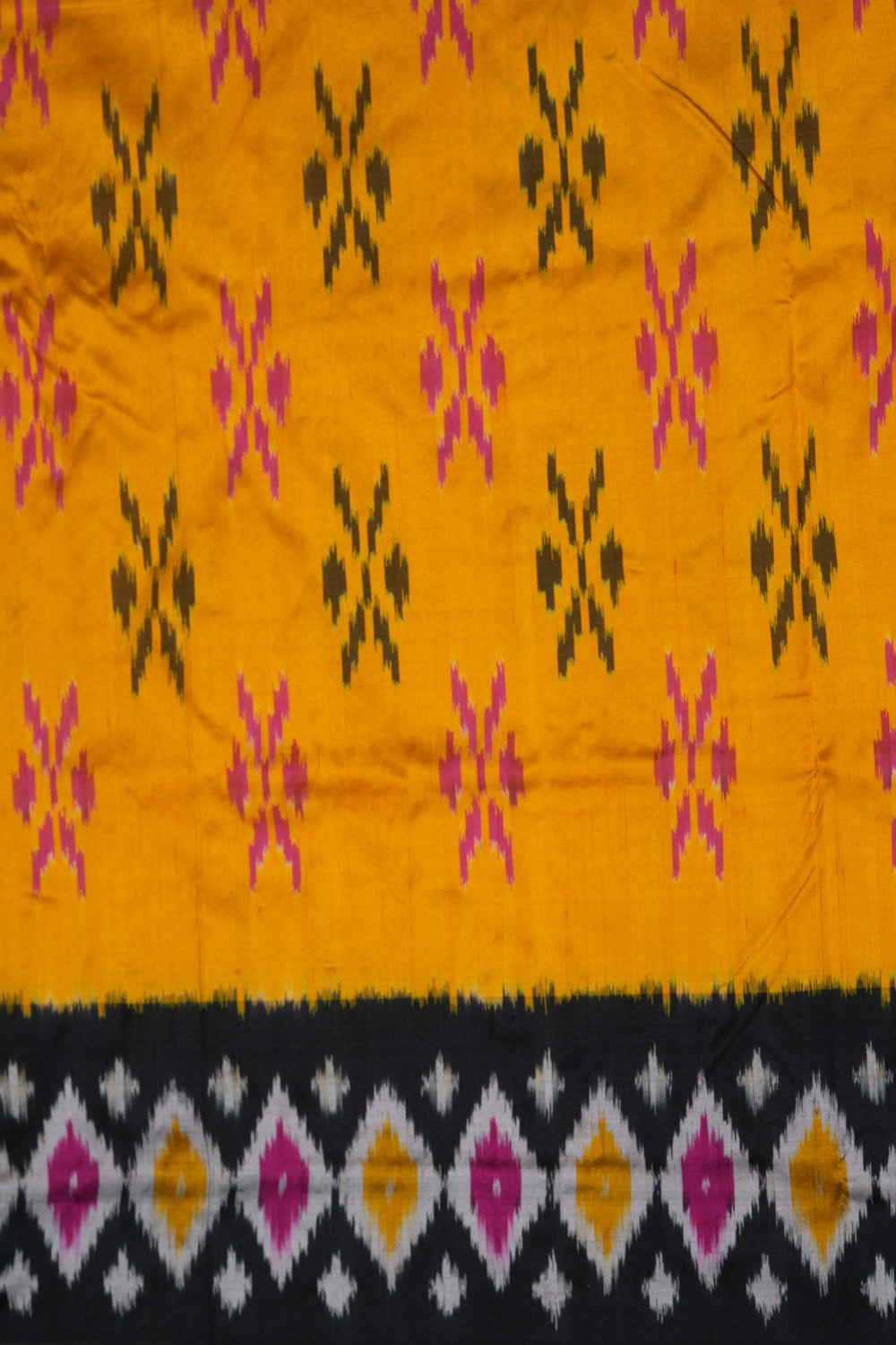 Image of Pochampally Ikat Silk Saree