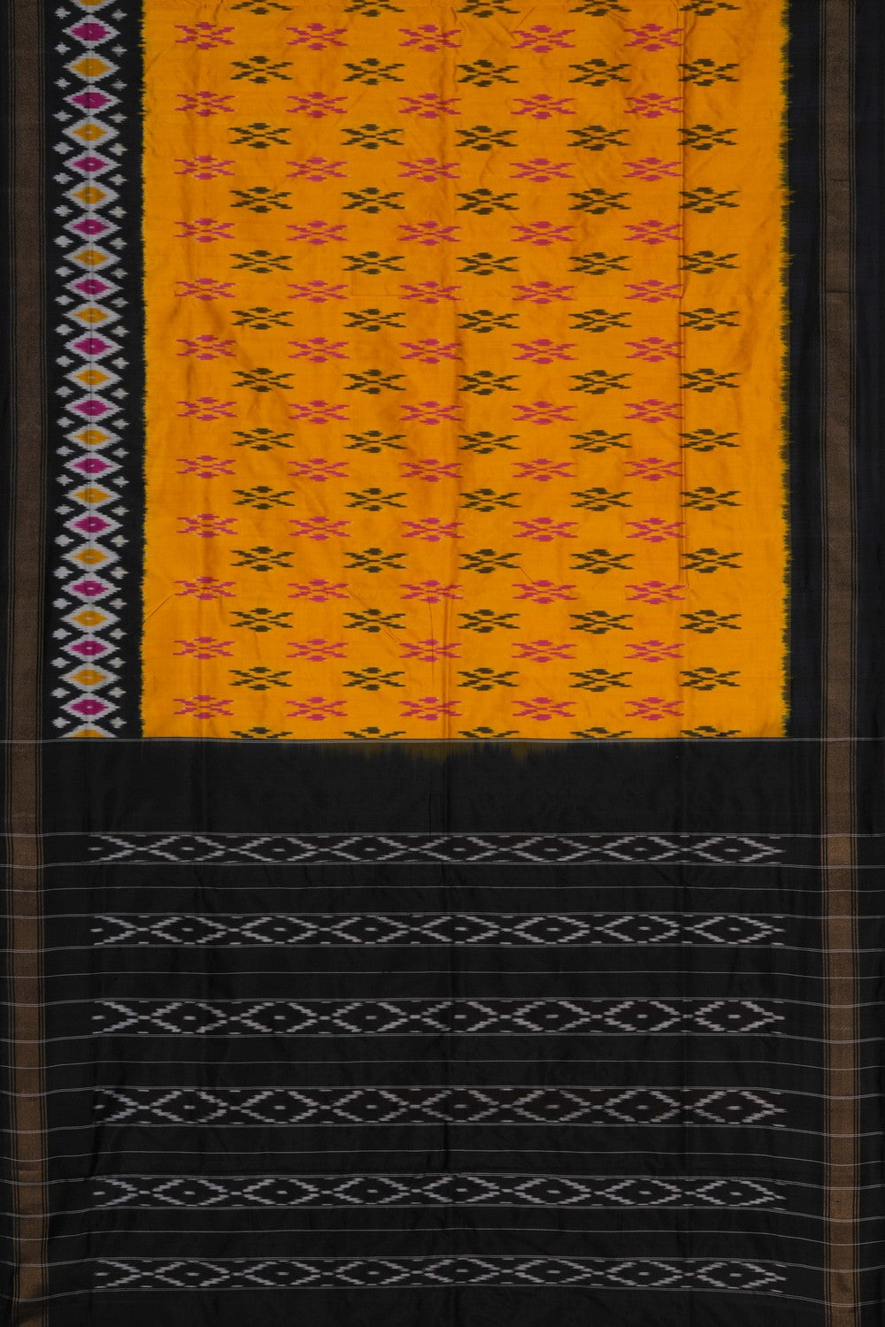 Image of Pochampally Ikat Silk Saree