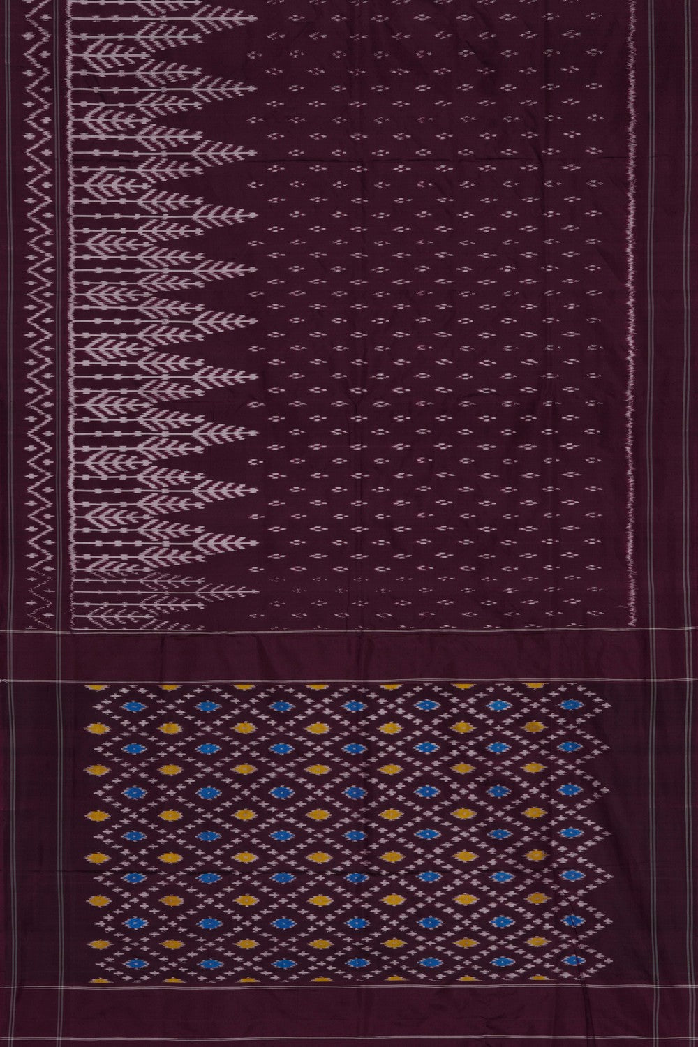 Image of Pochampally Ikat Silk Saree