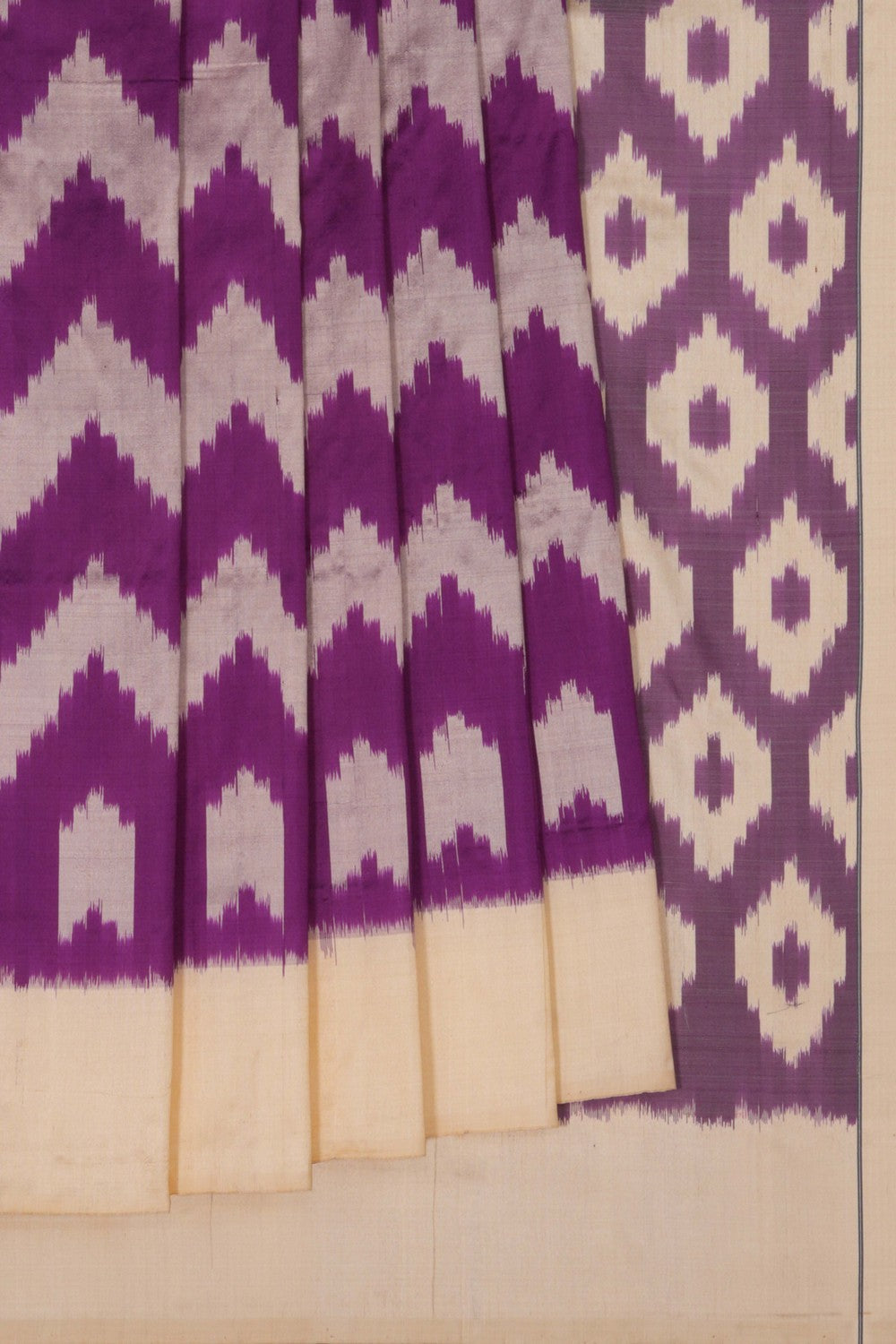 Image of Pochampally Ikat Silk Saree