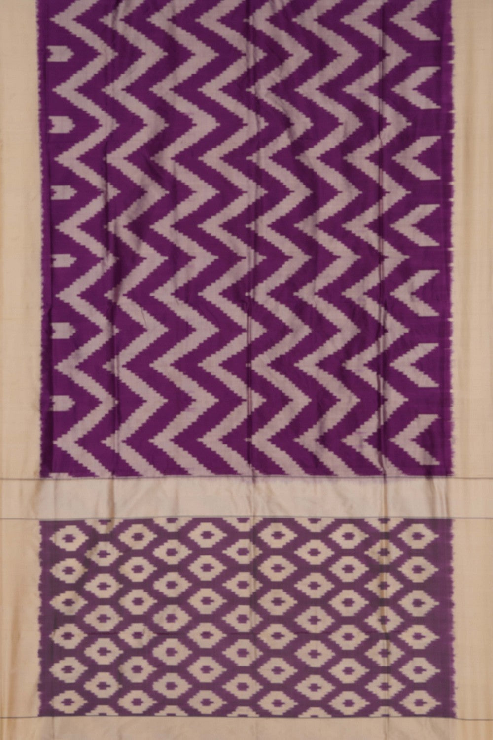 Image of Pochampally Ikat Silk Saree
