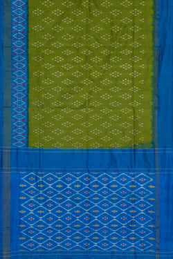 Image of Pochampally Ikat Silk Saree