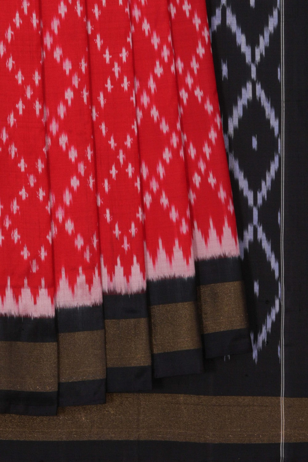 Image of Pochampally Ikat Silk Saree