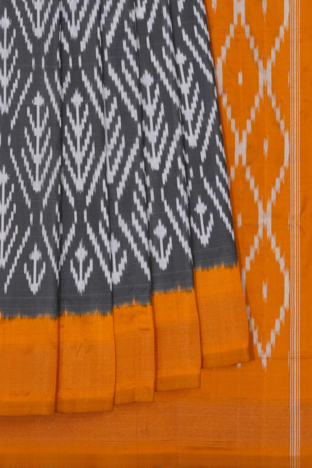 Image of Pochampally Ikat Silk Saree