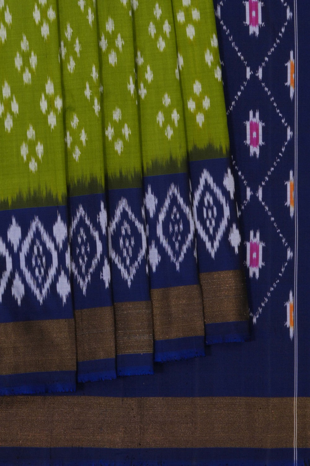 Image of Pochampally Ikat Silk Saree