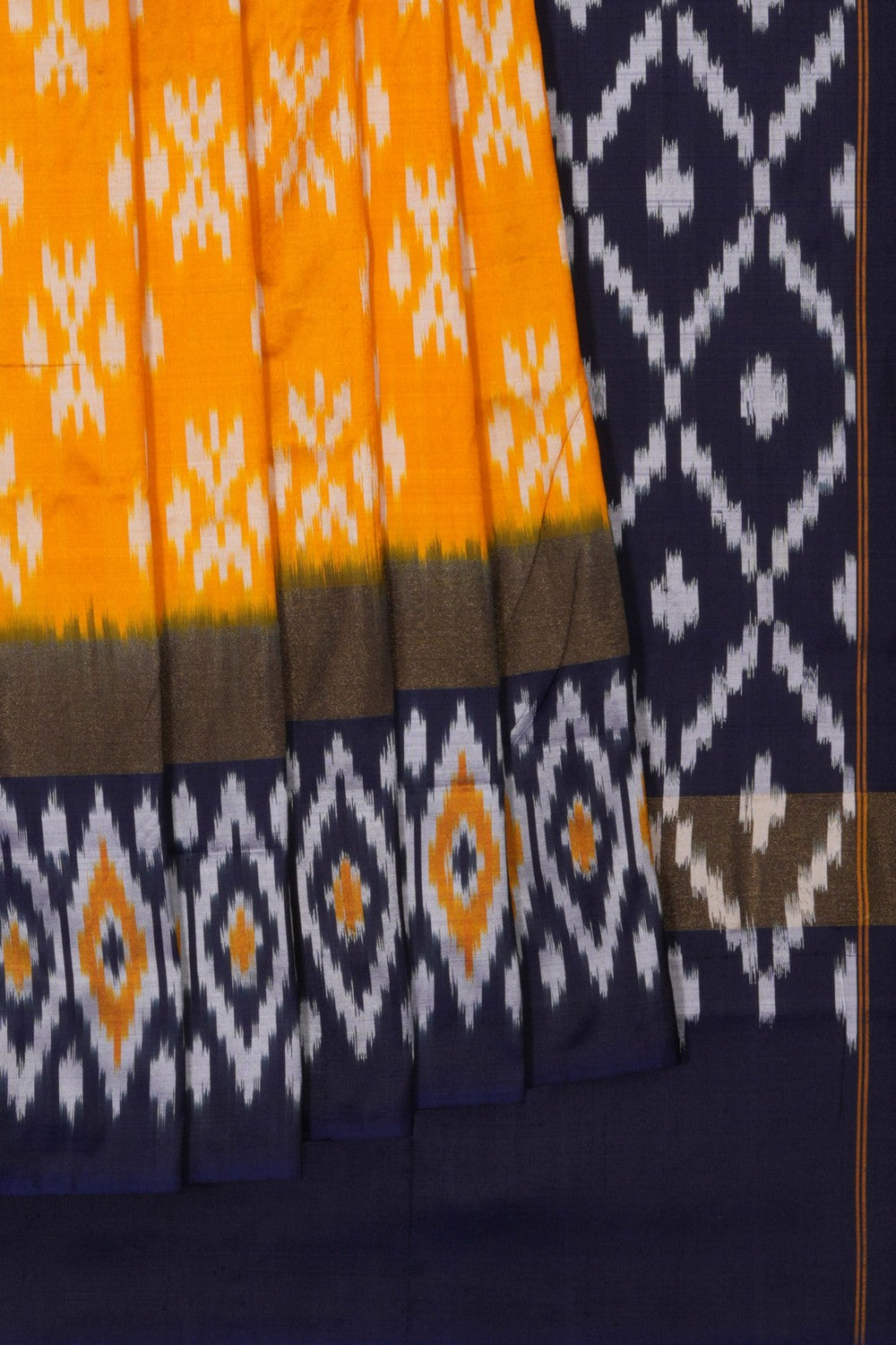 Image of Pochampally Ikat Silk Saree