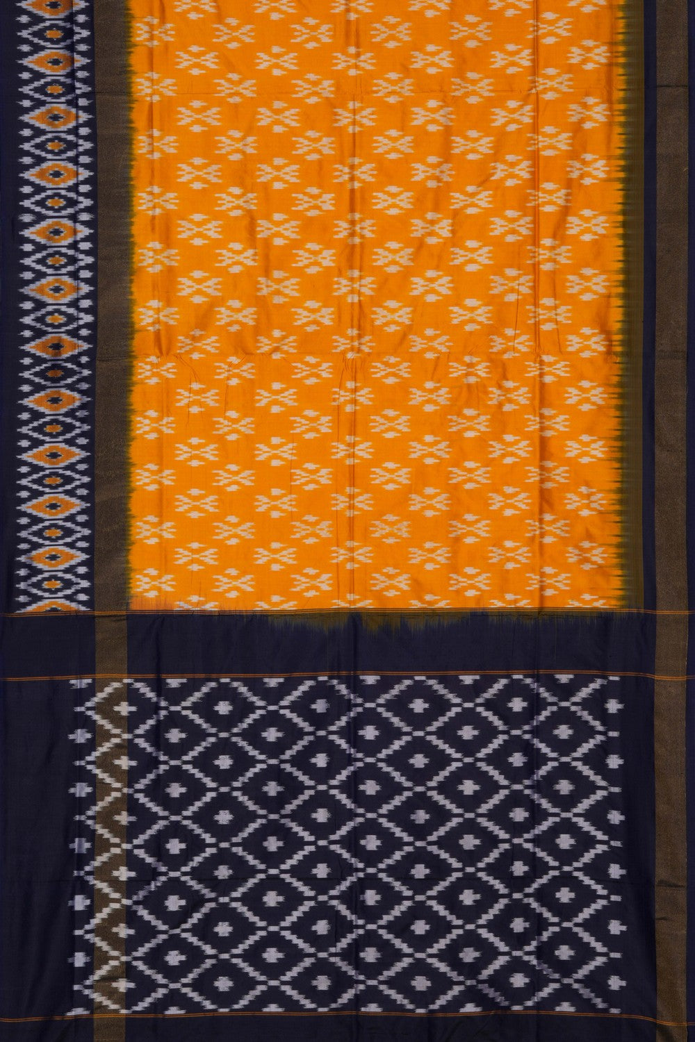 Image of Pochampally Ikat Silk Saree