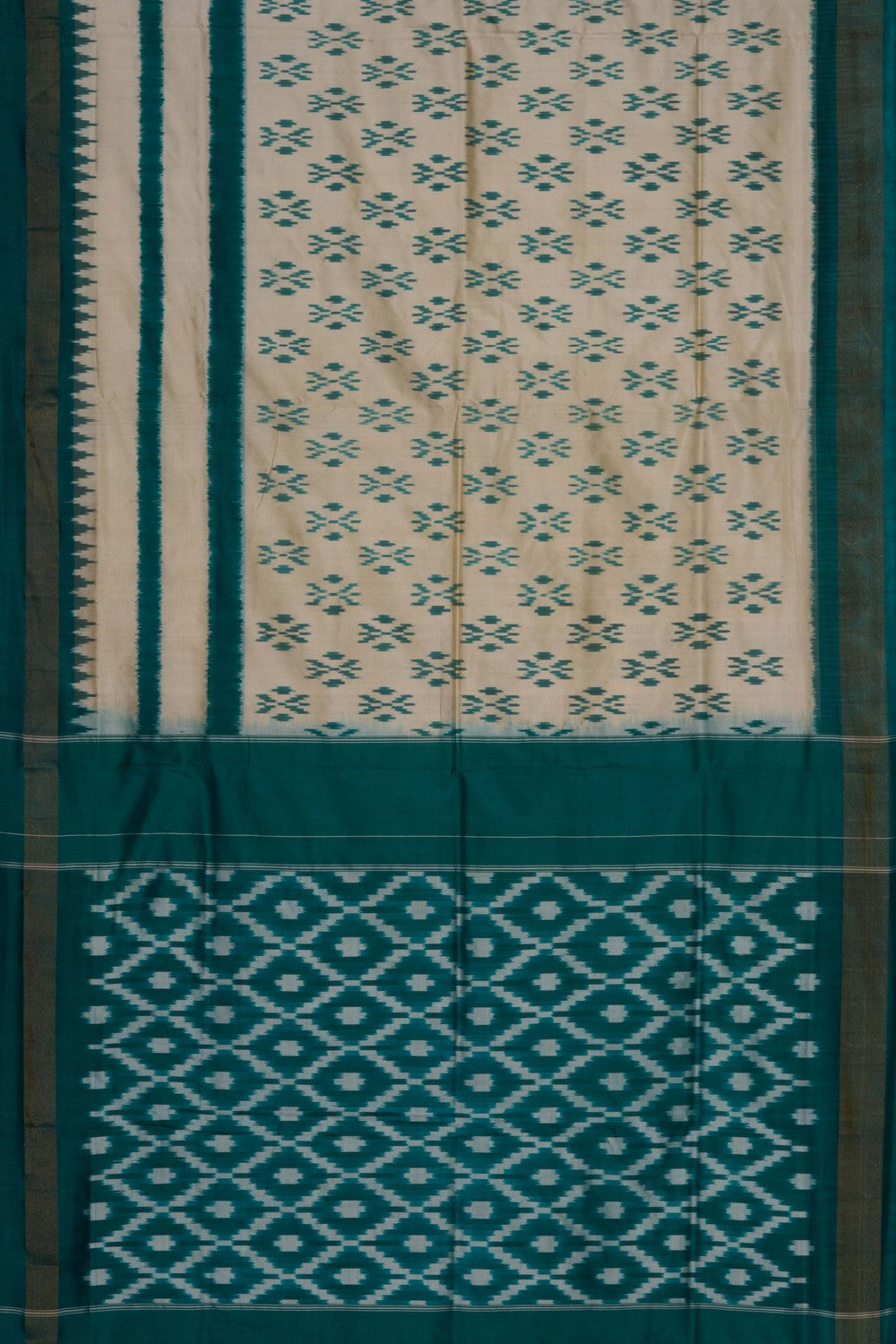 Image of Pochampally Ikat Silk Saree
