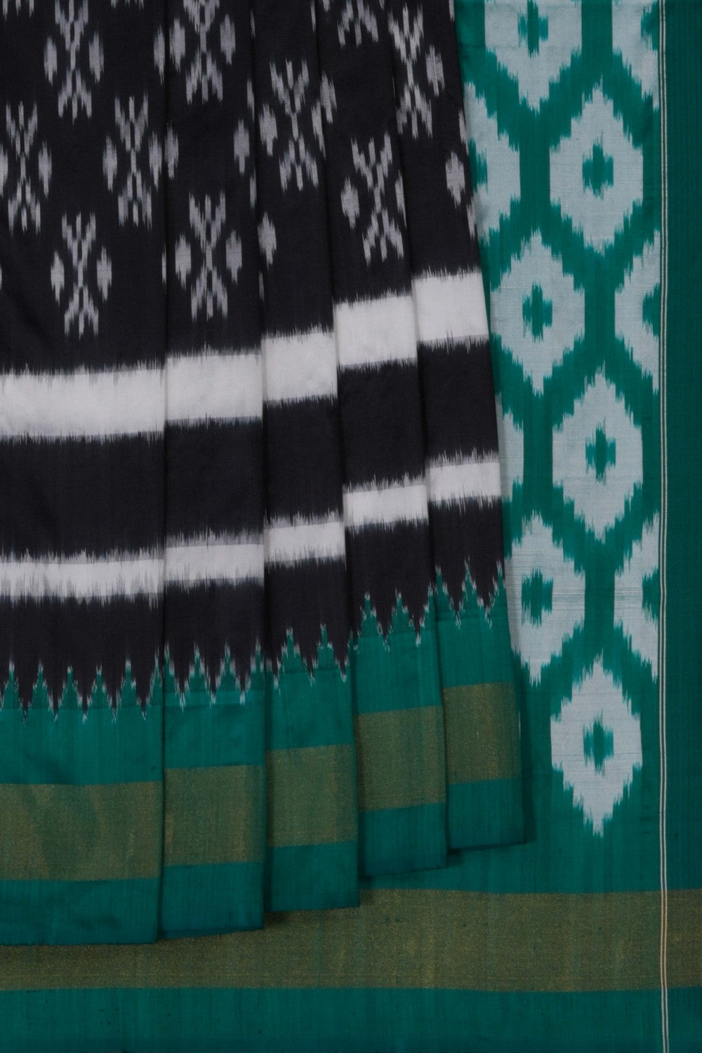 Image of Pochampally Ikat Silk Saree